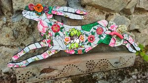 Large Rose Hare (SOLD)