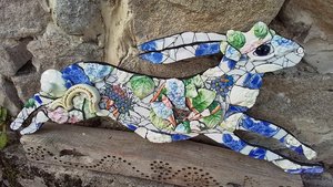Large Hydrangea Hare (SOLD)