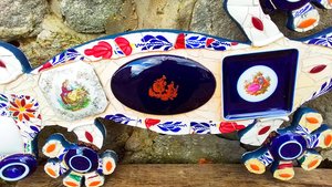 Large Romantic Wall Gecko (SOLD)