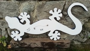 Large Romantic Wall Gecko (SOLD)