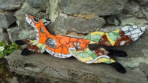 Medium Sunflower Running Fox (SOLD)
