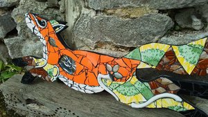 Medium Sunflower Running Fox (SOLD)