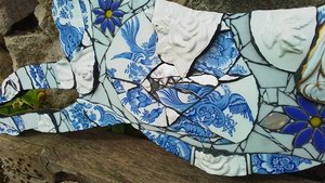 Large Summer Birds Hare (with pair of doves) (SOLD)