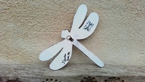 Purple Flowers Dragonfly (SOLD)