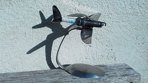 Plane on Spoon Stand (MADE TO ORDER)
