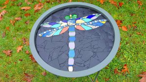 Dragonfly Folding Tray Table (SOLD)