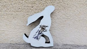 Mini Sitting Hare (left facing)