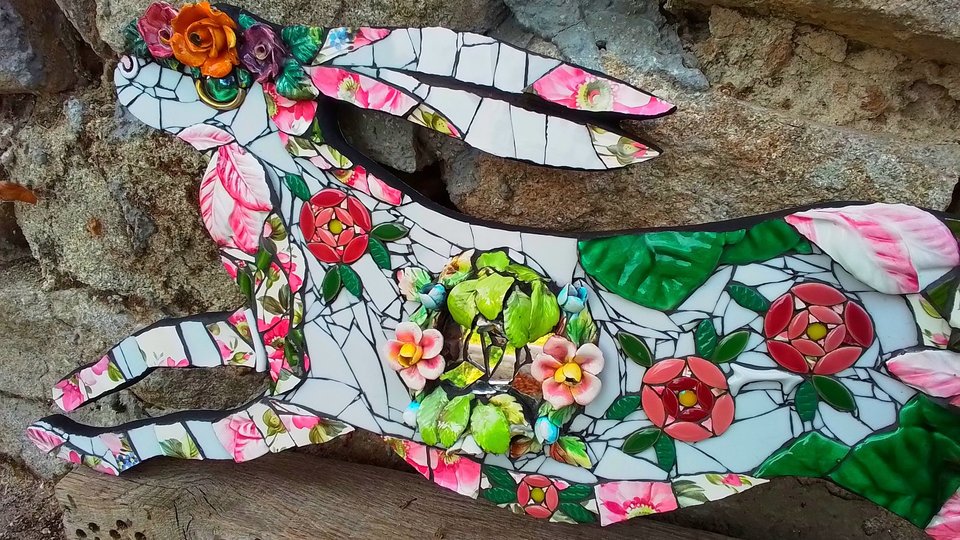 Large Rose Hare (SOLD)