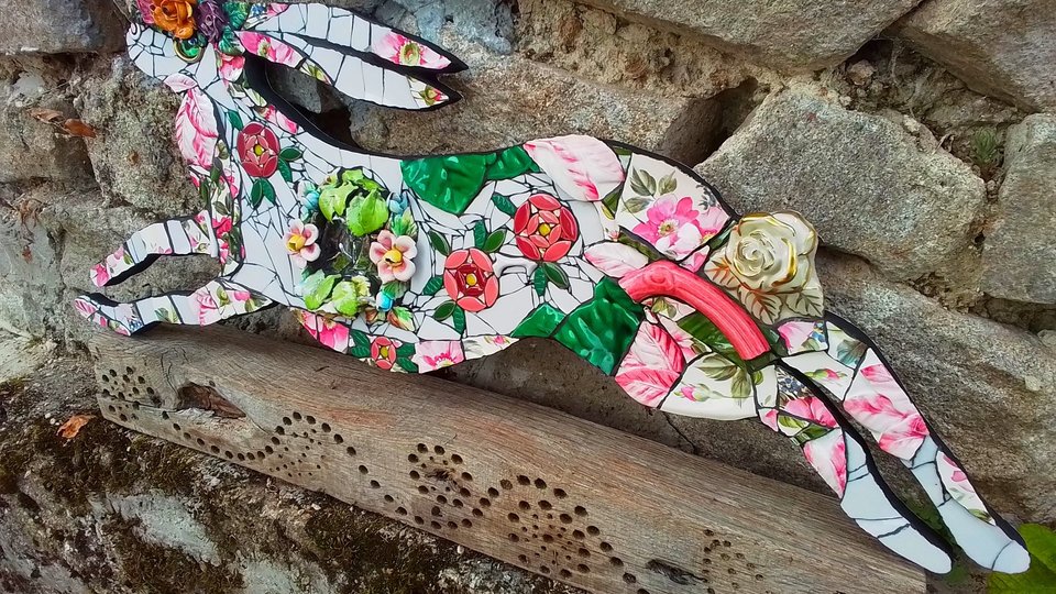 Large Rose Hare (SOLD)