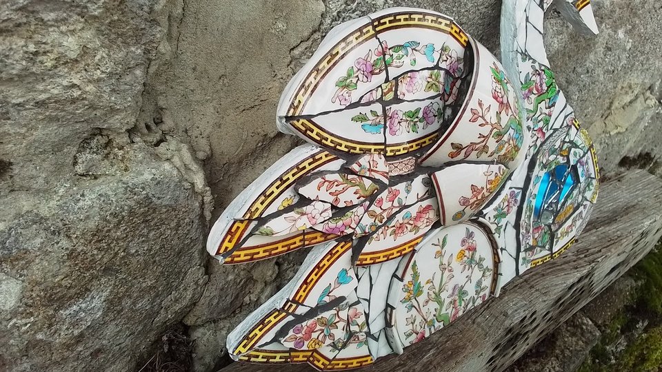 Large Tree of Life Chinese Garden Swan (added scene)