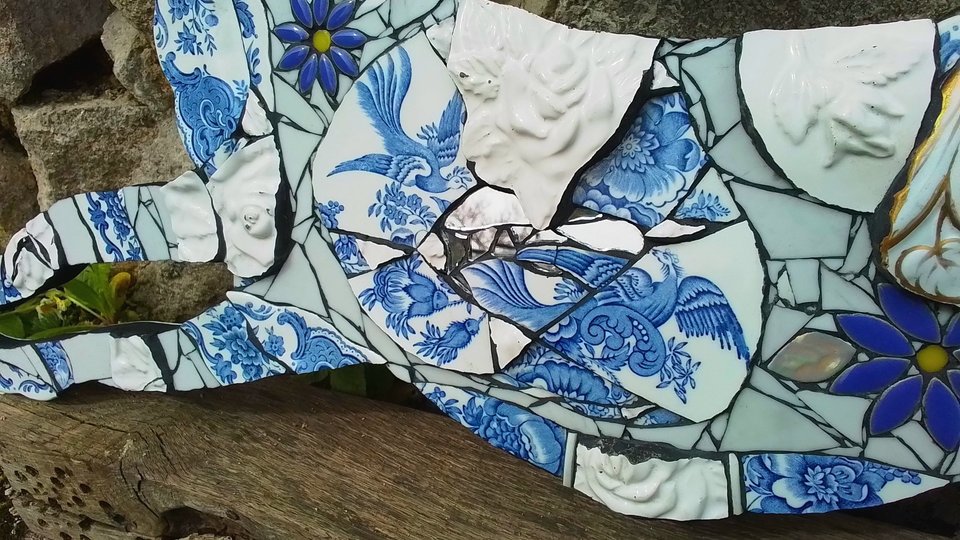 Large Summer Birds Hare (with pair of doves) (SOLD)