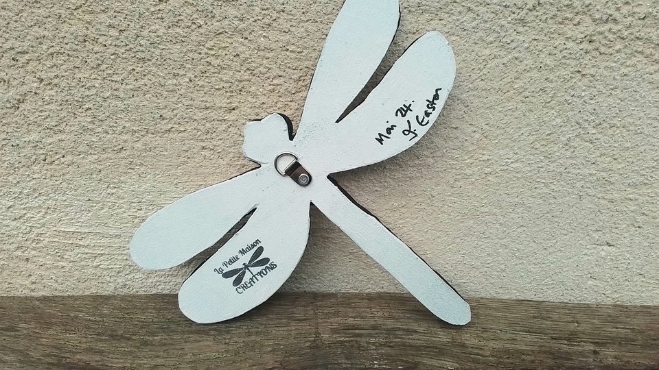Flowery Pink Summer Dragonfly (SOLD)