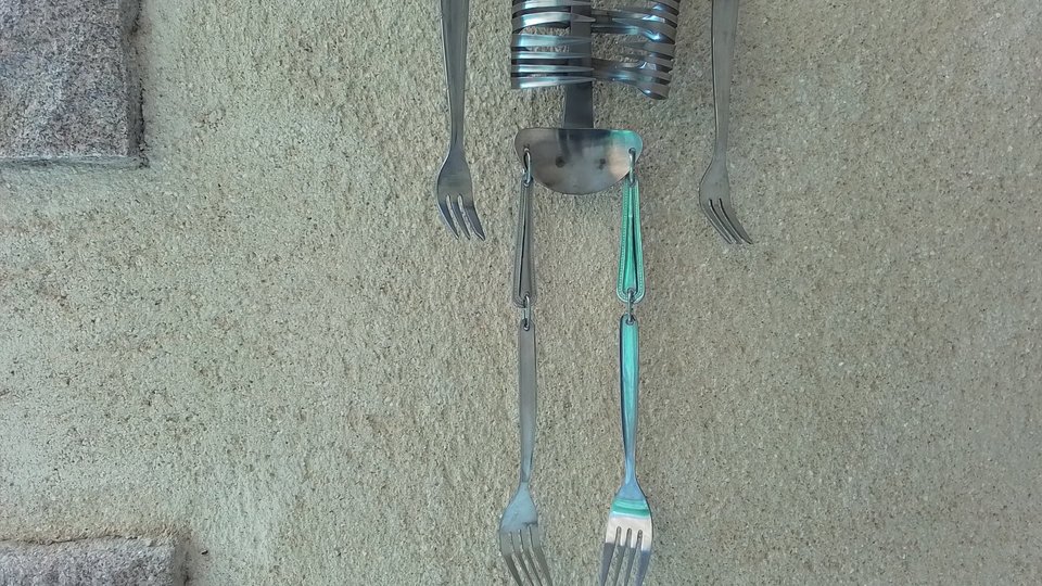 Hanging Skeleton Mobile (large size)