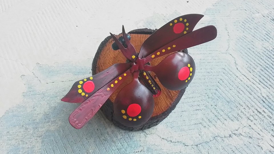 Red Butterfly Nature Log 