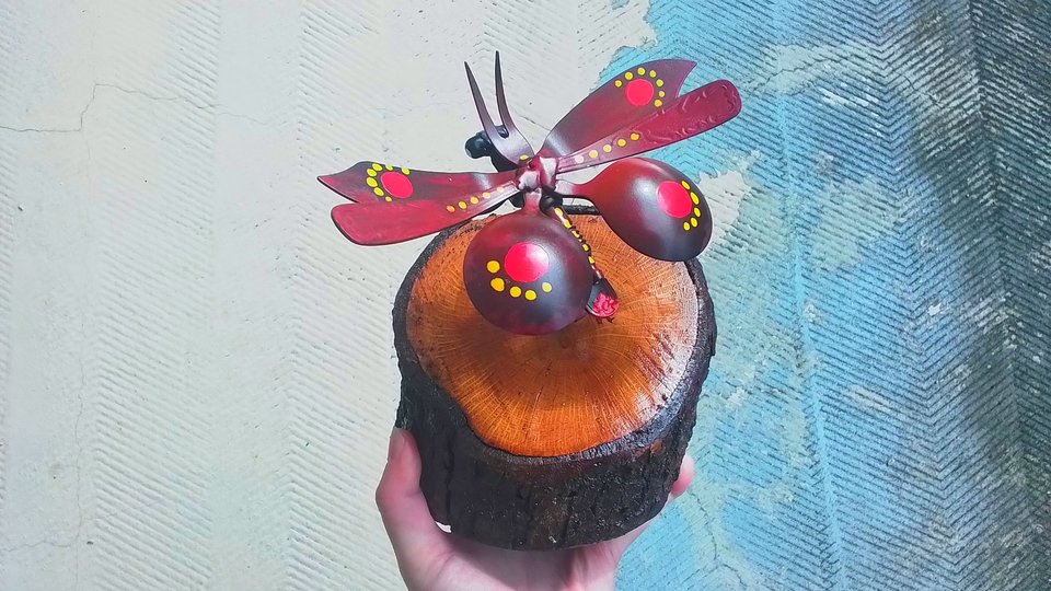Red Butterfly Nature Log 