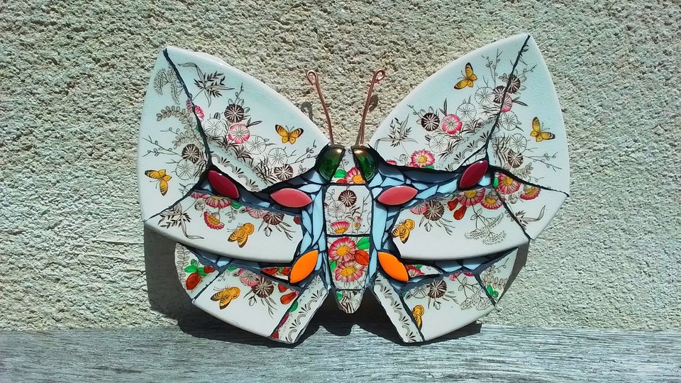 Yellow Butterflies & Wild Flowers Butterfly (SOLD)