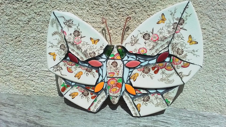 Yellow Butterflies & Wild Flowers Butterfly (SOLD)
