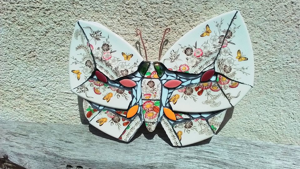 Yellow Butterflies & Wild Flowers Butterfly (SOLD)