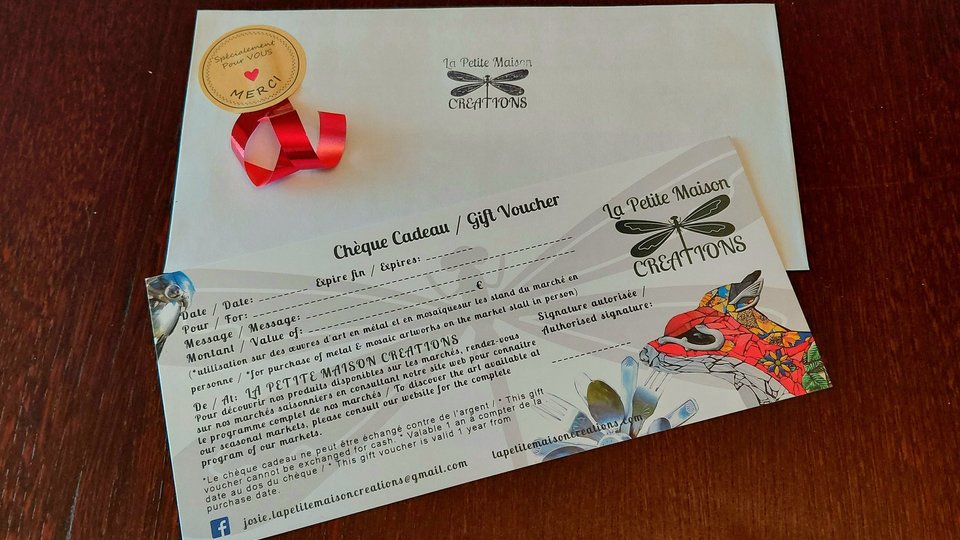 Gift Voucher / Chèque Cadeau