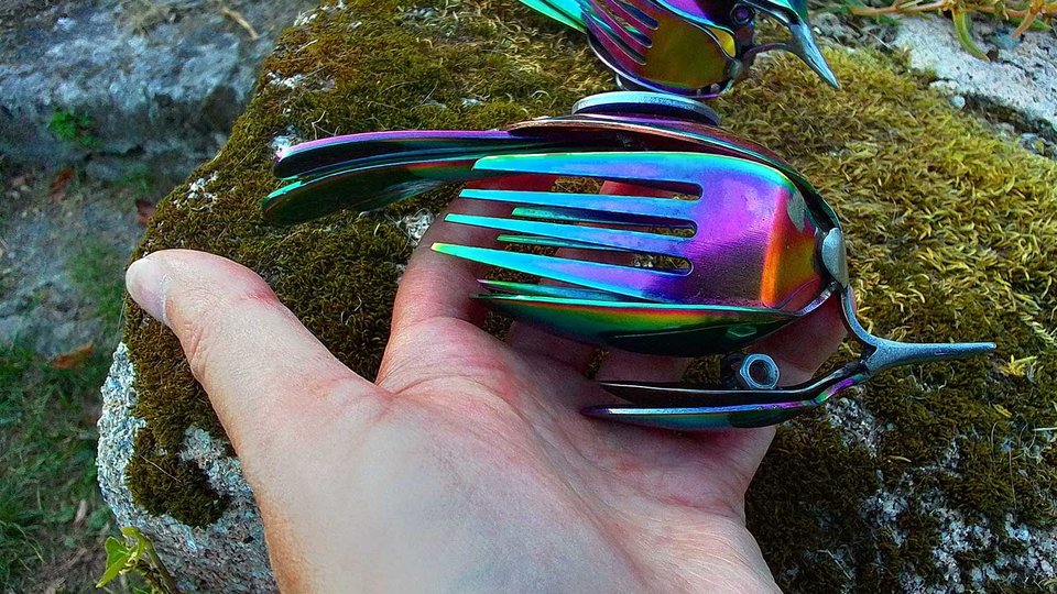Rainbow Doves  (LIMITED EDITION) (MADE TO ORDER)