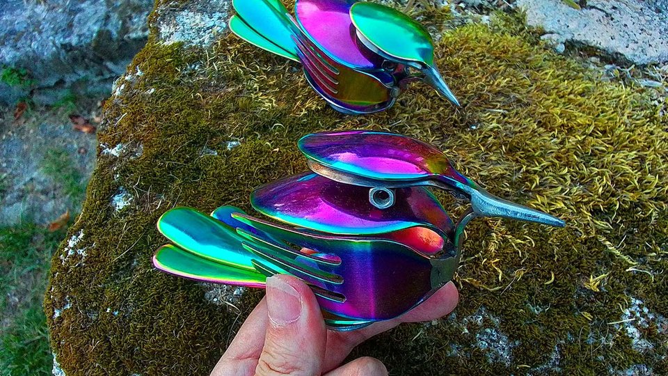 Rainbow Doves  (LIMITED EDITION) (MADE TO ORDER)