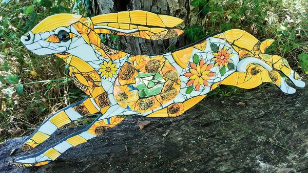 Large Sunflower Hare (SOLD)