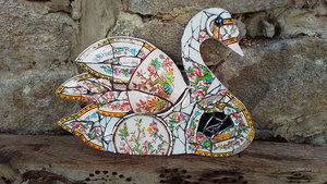 Large Tree of Life Chinese Garden Swan (added scene)