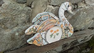 Large Botanical Swan (added scene)