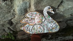 Large Tree of Life Chinese Garden Swan (added scene)