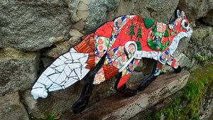 Large Pheasant Forest Fox (SOLD)