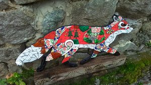 Large Pheasant Forest Fox (SOLD)