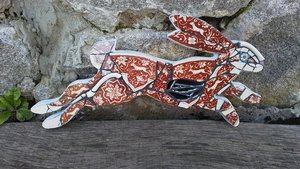 Mini Brown Hare (vintage 1800s hare pattern) (SOLD)
