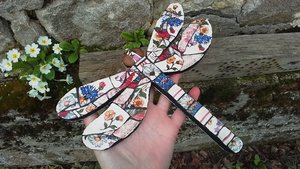 Vintage Wildflower Dragonfly (SOLD)