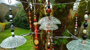 Large Dragonfly & Crystal Chandelier (statement mobile)