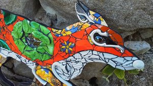 Large Sunflower Forest Fox (SOLD)