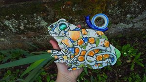 Frog with Snail Friend (SOLD)