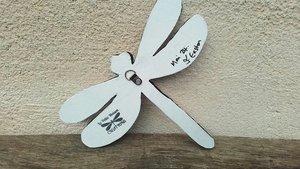 Flowery Pink Summer Dragonfly (SOLD)