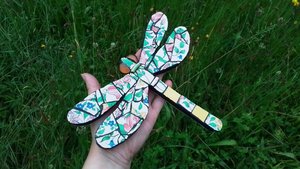 Summer Flowers Dragonfly 