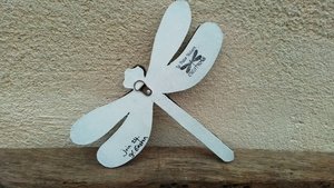 Green Roses Dragonfly (SOLD)