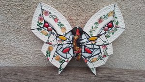 Garden Flowers Butterfly (SOLD) 