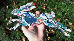 Mini Chinese Flowers Hare 
