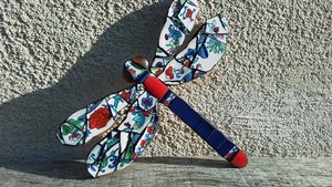 Chinese Flowers Dragonfly (SOLD) 