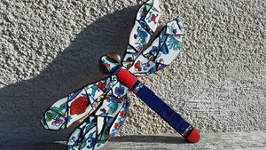 Chinese Flowers Dragonfly (SOLD) 
