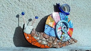 Rainbow Snail (with snail friend)