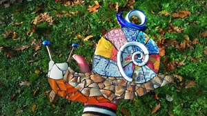Rainbow Snail (with snail friend)