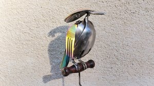 Rainbow Kingfisher (on wood)