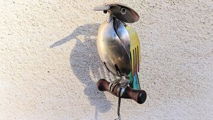 Rainbow Kingfisher (on wood)