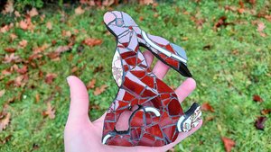 Mini Sitting Hare (left facing)