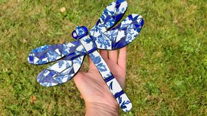 Blue Roses Dragonfly 