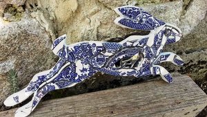 Mini Blue Chinese Hare (blue eye) (SOLD) 